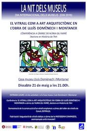 Cartell confer&egrave;ncia Nit dels museus - maig 2016