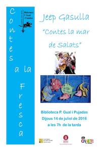 Cartell contes a la fresca - 14 de juliol de 2016 Cartell contes a la fresca - 14 de juliol de 2016
