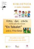 Hora del conte - 22/10/2016