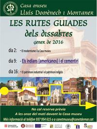 Cartell rutes guiades - gener 2016