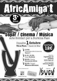 Cartell AfricAmiga't - octubre 2016