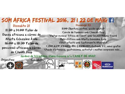 Cartell Festival Som Àfrica - maig 2016