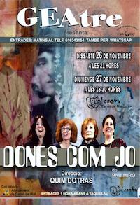 Cartell Dones com jo - novembre 2016