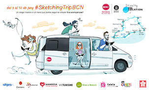 sketching trip BCN