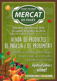 Cartell Mercat pagès - abril 2016