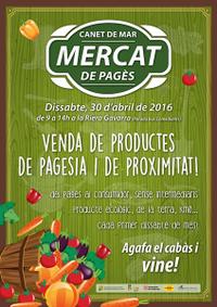 Cartell mercat de pagès - 30 d'abril de 2016