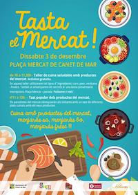 Cartell Tasta el mercat - desembre 2016