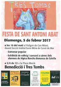 Cartell tres tombs - 2017