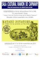 Cartell exposició Potatoes - novembre 2017