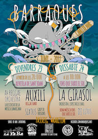 Cartell Festa Major - barraques 2017