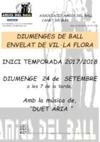 Cartell diumenges de ball - setembre 2017