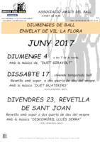 Cartell Amics del ball - juny 2017