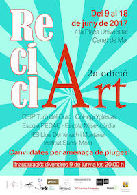 Cartell Reciclart - canvi data