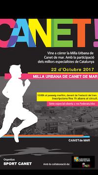 Cartell Milla urbana - octubre 2017