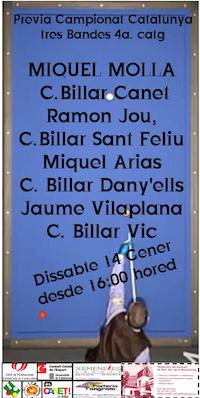 Cartell Campionat billar - 2017