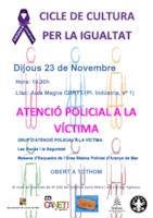 Cartell cultura per la igualtat - novembre 2017