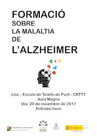 Cartell formació Alzheimer - novembre 2017