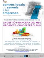 Cartell taller gestió financera - octubre 2017