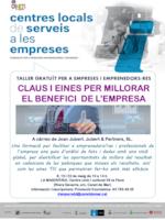 Cartell taller Claus millora benefici empresa - abril 2017