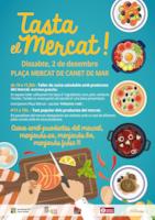 Cartell Taller tasta el mercat - desembre 2017