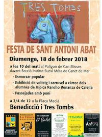 Cartell tres tombs - 2018