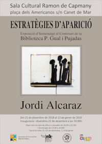 Cartell exposició Jordi Alcaraz - desembre 2018