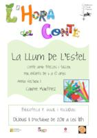 Cartell hora del conte - 11 octubre 2018
