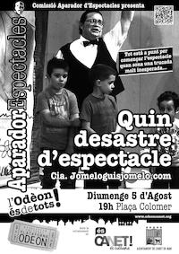 Cartell aparador espectacles - agost 2018
