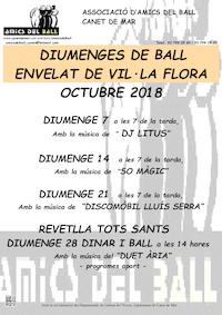 Cartell amics del ball - octubre 2018