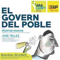 Cartell xerrada ara canet - cup  abril 2018