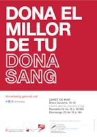 Cartell donació sang - novembre 2018