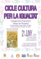 Cartell cicle cultura per la igualtat - juny 2018