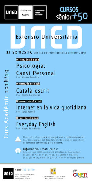 cartell uned 1r semestre