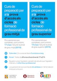 flyer curs acc&eacute;s grau mitj&agrave; i superior