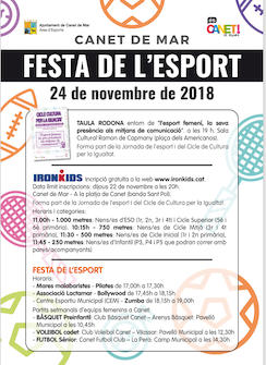 cartell festa de l'esport