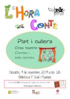 Cartell hora del conte - novembre 2019