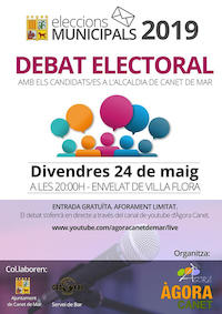 Cartell debat electoral - 2019