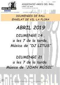 Cartell amics del bal - abril 2019