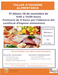 Cartell Higiene aliment&agrave;ria 2019