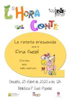 Cartell hora del conte - abril 2020