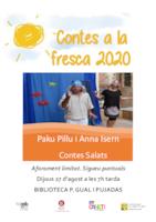 Cartell contes a la fresca - Paku Pillu