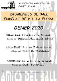 Cartell amics del ball - gener 2020