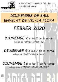 Cartell Amics del ball - febrer 2020