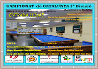 Cartel campionat billar - febrer 2020