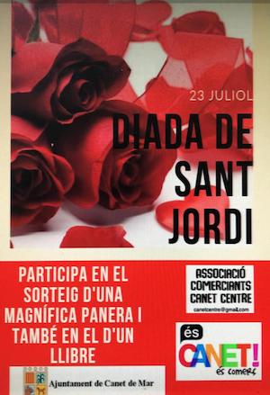 Cartell Sant Jordi 2020 Canet centre