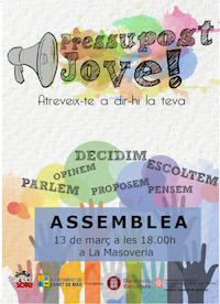 Cartell assemblea jove - 2020