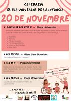 Cartell festa dels drets dels infants