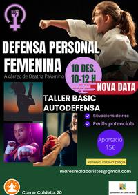 Cartell defensa personal - nova data