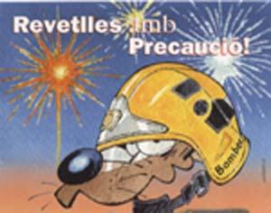 Dibuix precaució revetlles Dibuix precaució revetlles