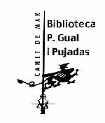 logo biblioteca P. Gual i Pujadas